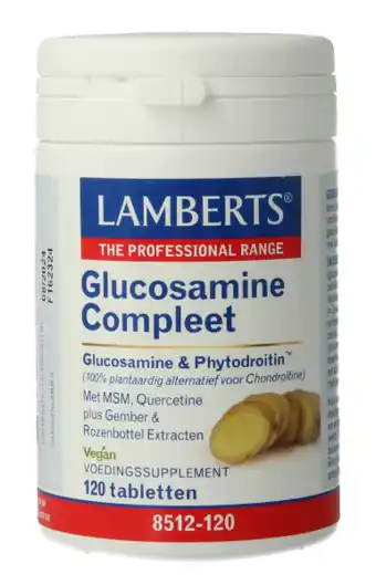 De Online Drogist Lamberts Glucosamine Compleet Tabletten 120TB aanbieding