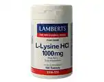 De Online Drogist Lamberts L-Lysine 1000mg Tabletten 120TB aanbieding