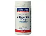 De Online Drogist Lamberts L-Theanine 200mg Capsules 60CP aanbieding