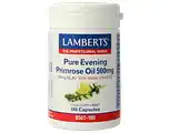 De Online Drogist Lamberts Teunisbloemolie 500mg Capsules 180VCP aanbieding