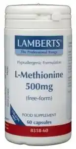 De Online Drogist Lamberts L-methionine 500mg Vegacapsules 60VCP aanbieding
