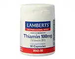 De Online Drogist Lamberts Thiamine 100 mg Capsules 90VCP aanbieding