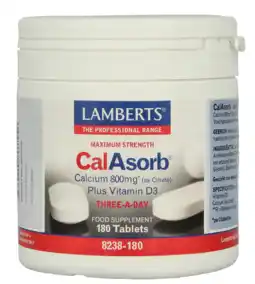 De Online Drogist Lamberts CalAsorb Tabletten 180TB aanbieding