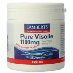 De Online Drogist Lamberts Pure Visolie 1100mg 120CP aanbieding