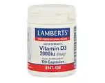De Online Drogist Lamberts Vitamine D3 2000ie Capsules 120CP aanbieding