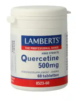De Online Drogist Lamberts Quercetine 500mg Tabletten 60TB aanbieding