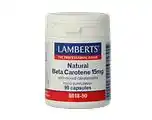 De Online Drogist Lamberts Bèta Caroteen 15 mg Natuurlijk Capsules 90CP aanbieding