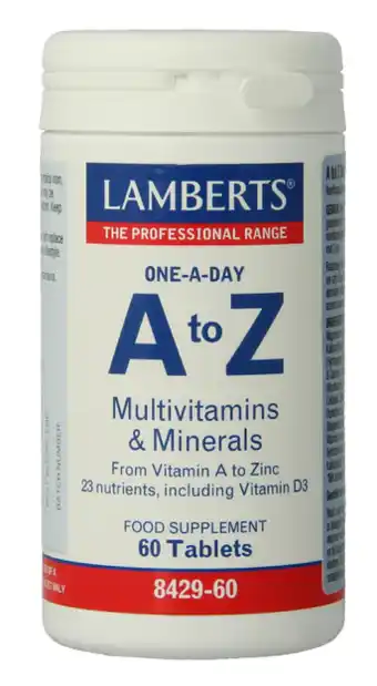 De Online Drogist Lamberts A-Z Multi Tabletten 60TB aanbieding