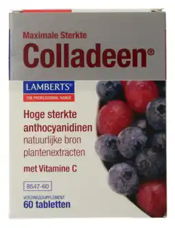De Online Drogist Lamberts Colladeen Maximale Sterkte Tabletten 60TB aanbieding