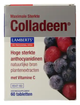 De Online Drogist Lamberts Colladeen Maximale Sterkte Tabletten 60TB aanbieding
