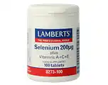 De Online Drogist Lamberts Selenium 200mcg + A+C+E Tabletten 100TB aanbieding