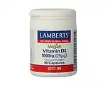 De Online Drogist Lamberts Vitamine D3 1000ie Capsules 90CP aanbieding