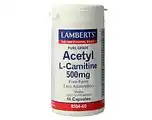 De Online Drogist Lamberts Acetyl-L-Carnitine 500mg Capsules 60CP aanbieding