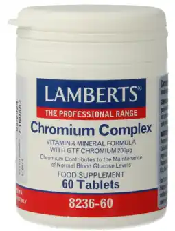 De Online Drogist Lamberts Chroom Complex Tabletten 60TB aanbieding