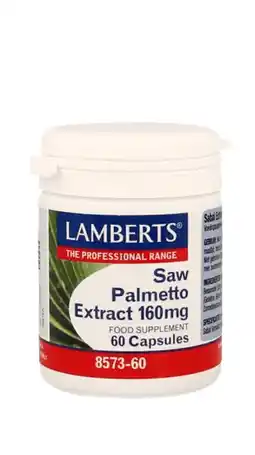 De Online Drogist Lamberts Sabal Extract 160 mg Capsules 60CP aanbieding