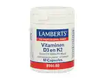 De Online Drogist Lamberts Vitamine D3 En K2 Capsules 60CP aanbieding