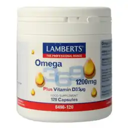 De Online Drogist Lamberts Omega 3 6 9 1200 mg Capsules 120CP aanbieding