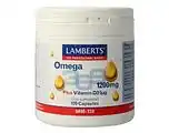 De Online Drogist Lamberts Omega 3 6 9 1200 mg Capsules 120CP aanbieding