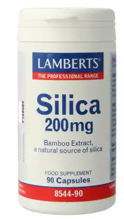 De Online Drogist Lamberts Silica Kiezelzuur 200mg Vegacapsules 90VCP aanbieding