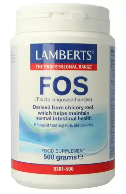 De Online Drogist Lamberts FOS (Fructo Oligo Sacchariden) Poeder 500GR aanbieding