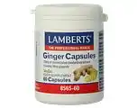De Online Drogist Lamberts Gember Vegacapsules 60VCP aanbieding