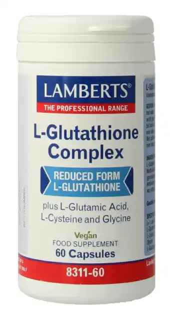 De Online Drogist Lamberts L-glutathion Complex Capsules 60CP aanbieding