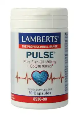 De Online Drogist Lamberts Pulse Visolie + Q10 Capsules 90CP aanbieding