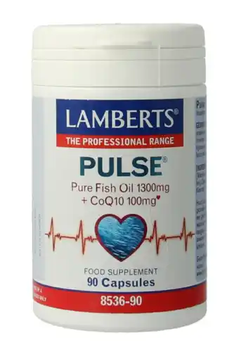 De Online Drogist Lamberts Pulse Visolie + Q10 Capsules 90CP aanbieding