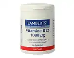 De Online Drogist Lamberts Vitamine B12 1000mcg Tabletten 60TB aanbieding