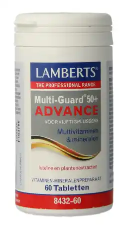 De Online Drogist Lamberts Multi-Guard 50+ Advance Tabletten 60TB aanbieding