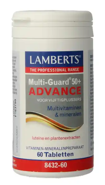 De Online Drogist Lamberts Multi-Guard 50+ Advance Tabletten 60TB aanbieding