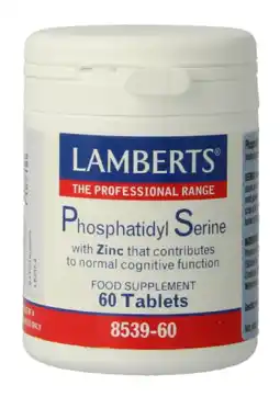 De Online Drogist Lamberts Phosphatidyl Serine Met Zink Tabletten 60TB aanbieding
