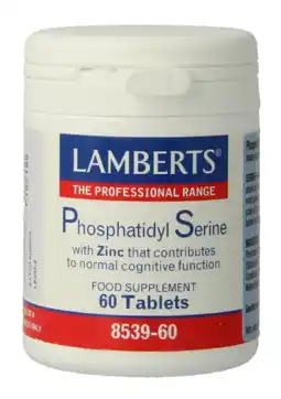 De Online Drogist Lamberts Phosphatidyl Serine Met Zink Tabletten 60TB aanbieding