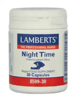 De Online Drogist Lamberts Night Time Pistache Extract Capsules 30CP aanbieding