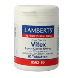 De Online Drogist Lamberts Vitex Agnus Castus Tabletten 60TB aanbieding