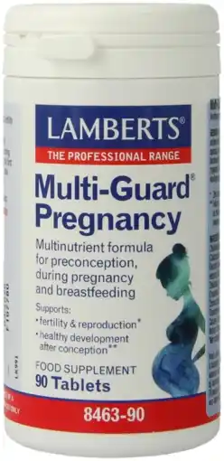 De Online Drogist Lamberts Multi-Guard Zwangerschap Tabletten 90TB aanbieding