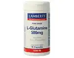 De Online Drogist Lamberts L-Glutamine 500mg Vegacapsules 90VCP aanbieding