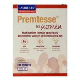 De Online Drogist Lamberts Premtesse Voor Vrouwen Tabletten 60TB aanbieding