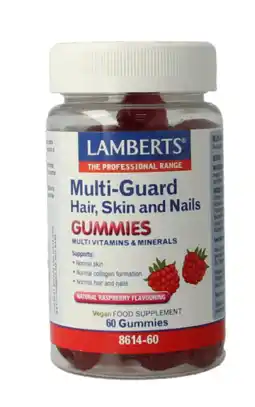De Online Drogist Lamberts Multi-Guard Haar, Huid, Nagels Gummies 60ST aanbieding