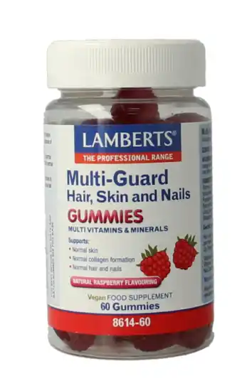 De Online Drogist Lamberts Multi-Guard Haar, Huid, Nagels Gummies 60ST aanbieding