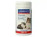 De Online Drogist Lamberts Omega 3 voor Kat en Hond Capsules 120CP aanbieding