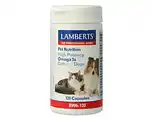 De Online Drogist Lamberts Omega 3 voor Kat en Hond Capsules 120CP aanbieding