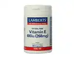De Online Drogist Lamberts Vitamine E 400ie Capsules 180VCP aanbieding