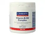 De Online Drogist Lamberts Vitamine B-100 Complex Tabletten 200TB aanbieding