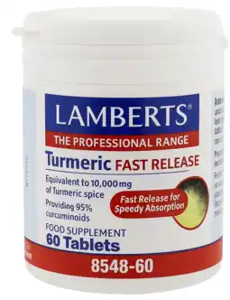 De Online Drogist Lamberts Curcuma Fast Release Tabletten 60TB aanbieding