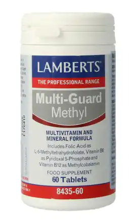 De Online Drogist Lamberts Multi-Guard Methyl Tabletten 60TB aanbieding