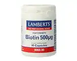 De Online Drogist Lamberts Biotine 500 mcg Capsules 90VCP aanbieding