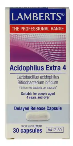 De Online Drogist Lamberts Acidophilus Extra 4 30CP aanbieding