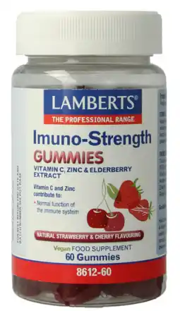 De Online Drogist Lamberts Imuno-Strength Gummies 60ST aanbieding