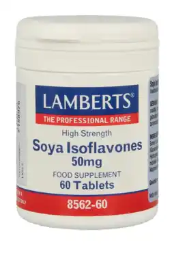 De Online Drogist Lamberts Soya Isoflavones 50mg Tabletten 60TB aanbieding